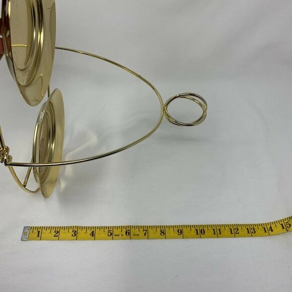 PartyLite - Brass Mix & Mingle Double Jar Candle Holder Display Stand - Picture 6 of 6